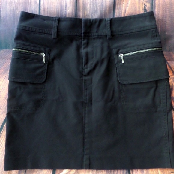 Banana Republic Dresses & Skirts - Banana Republic Black Denim Stretch Mini Skirt 4